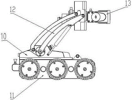 Pipeline robot and method for conducting pipeline detecting through pipeline robot