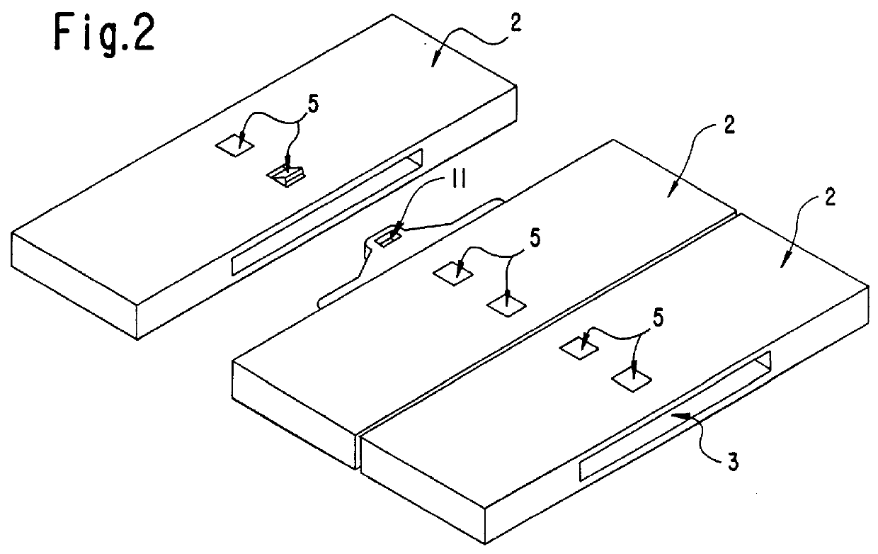 Top board for tables, shelves or the like and a connector for board sections forming the top board or the like