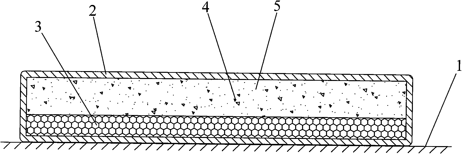 Spatial greening structure of wall surface
