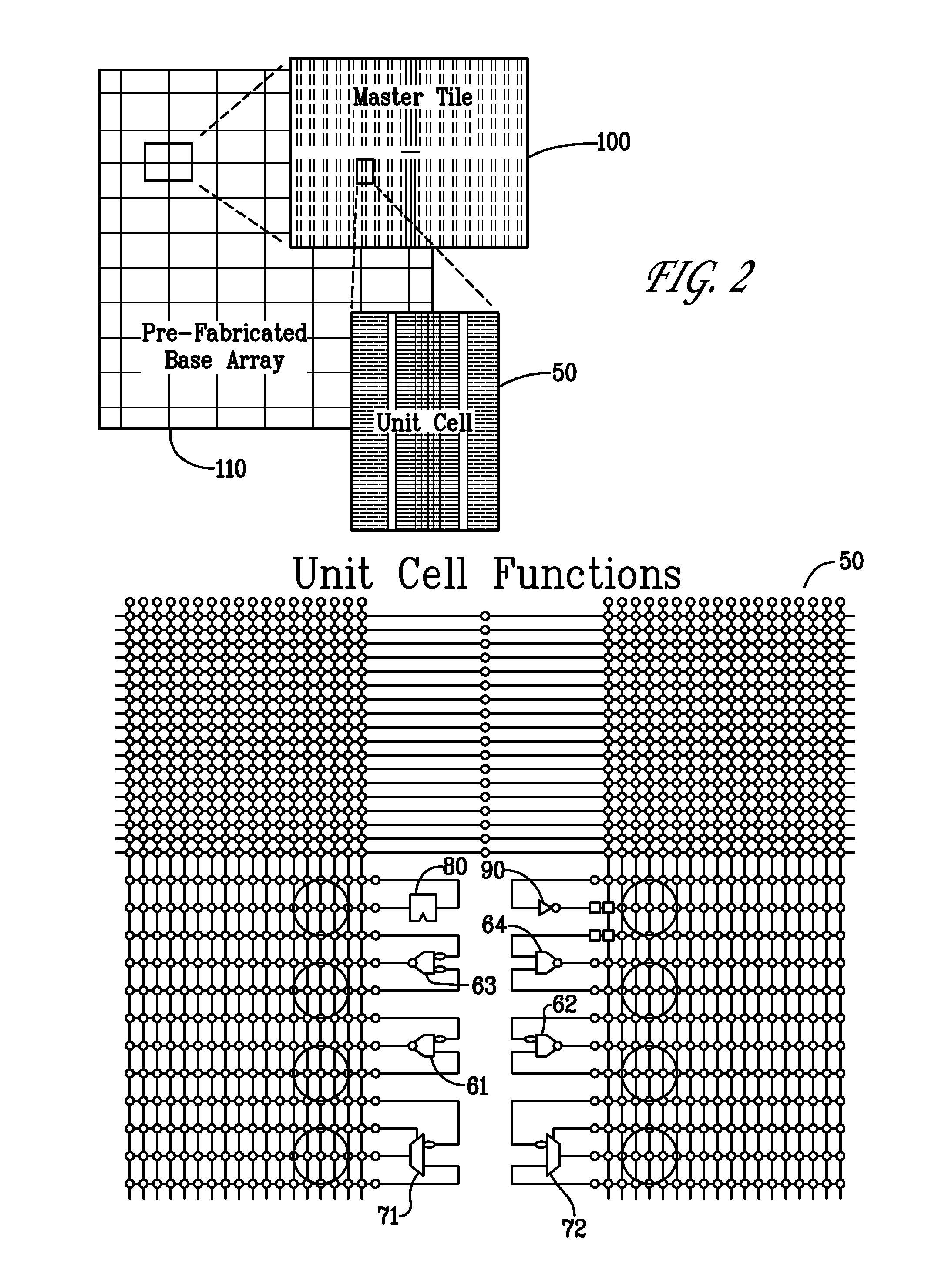 Three-dimensional stacked structured ASIC devices and methods of fabrication thereof