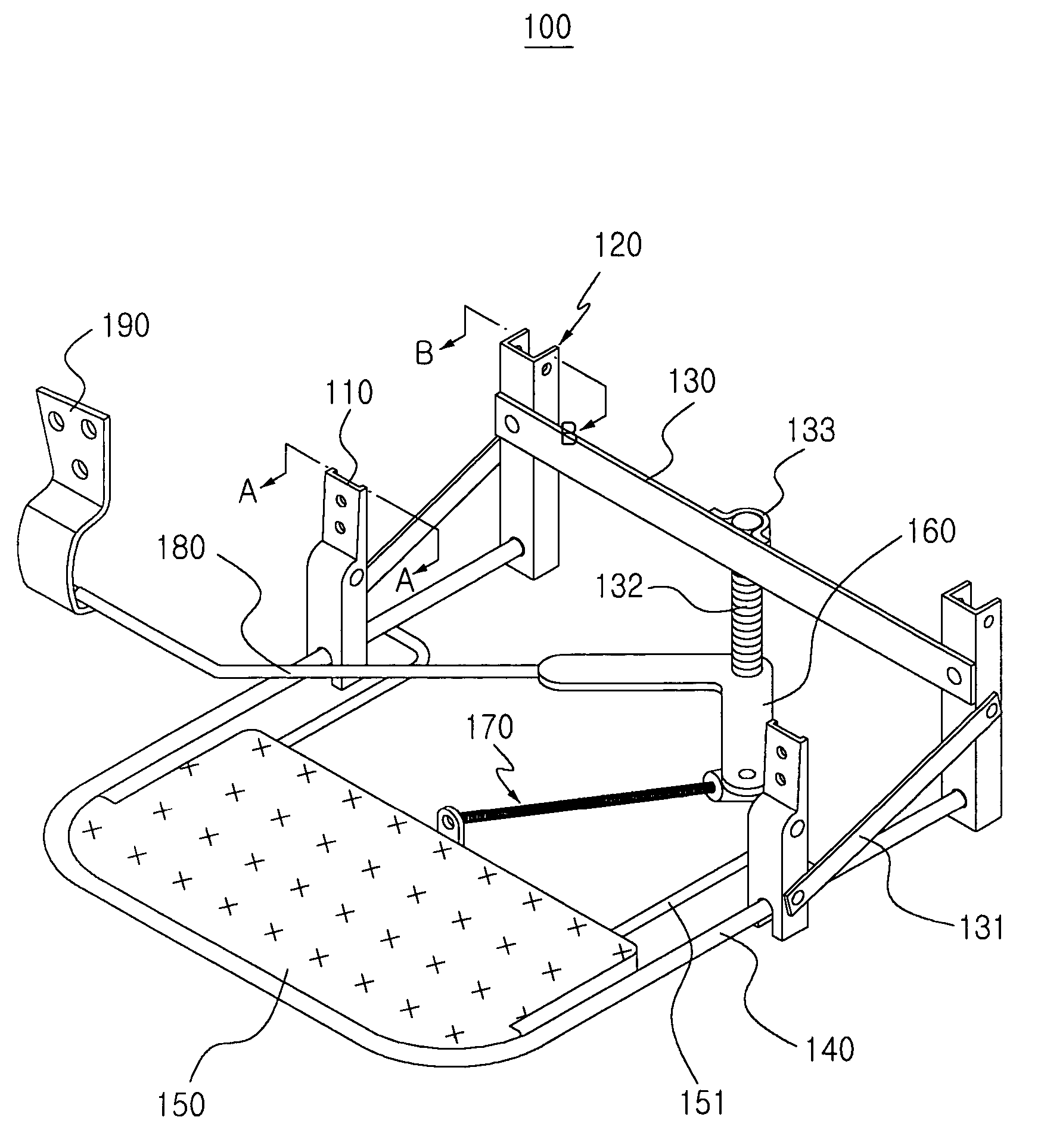 Moveable side step for a vehicle