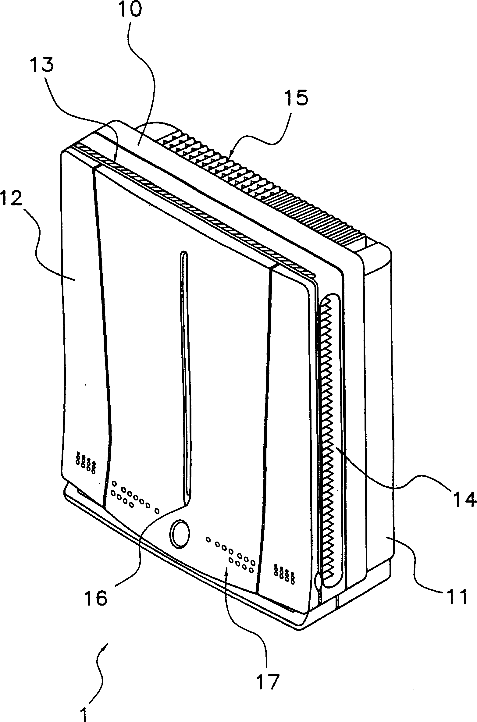 Air cleaning member, air cleaning unit