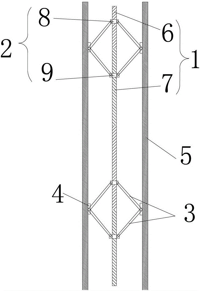 A method and device for lifting existing road subgrade settlement