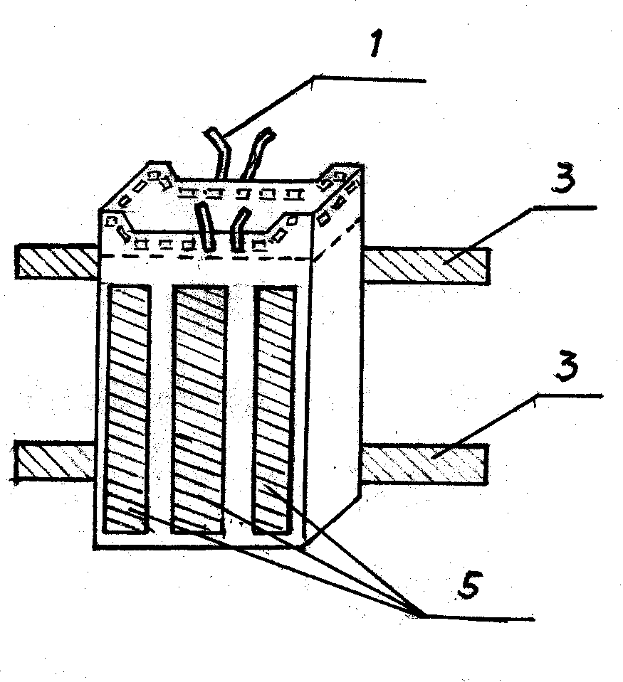 Sand bag brick capable of realizing mutual adhesion and connection