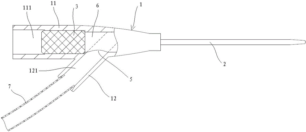 Indwelling needle