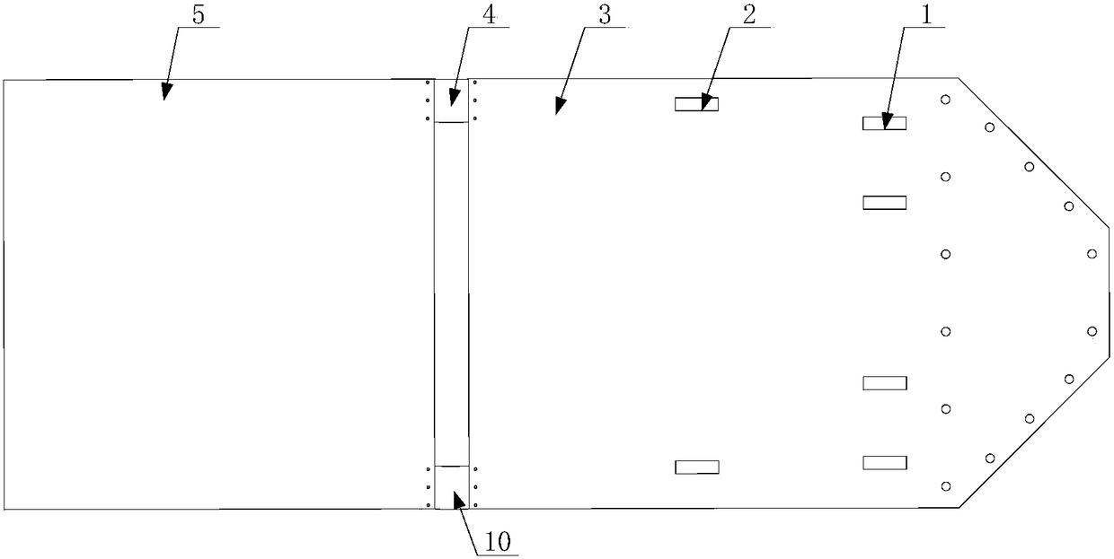 Vibration control device and method for hinged plate based on multi-laser displacement sensor