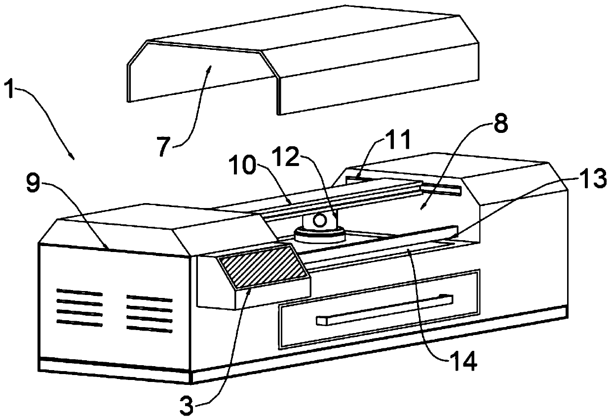 Surface cleaning equipment used for die steel