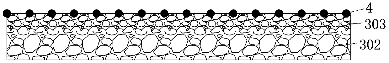 A drainage pavement structure with functions of deicing and snow melting