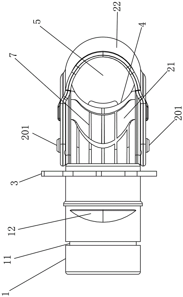 Soft pipeline installing device