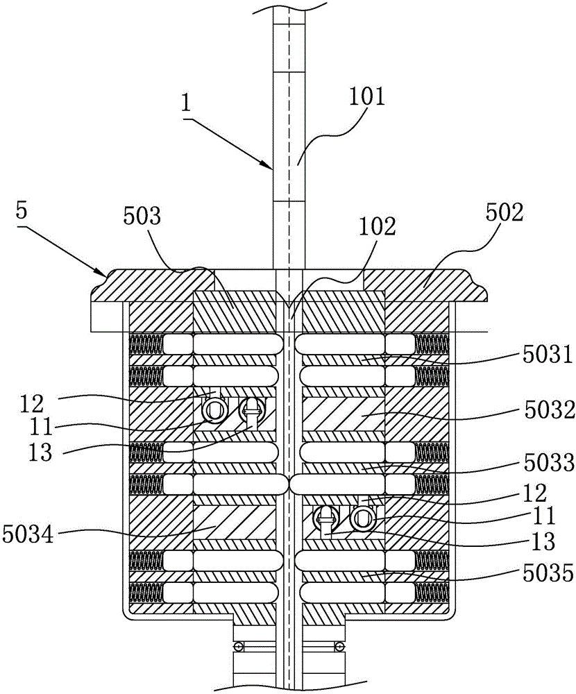 Key and giant lock assembly based on same