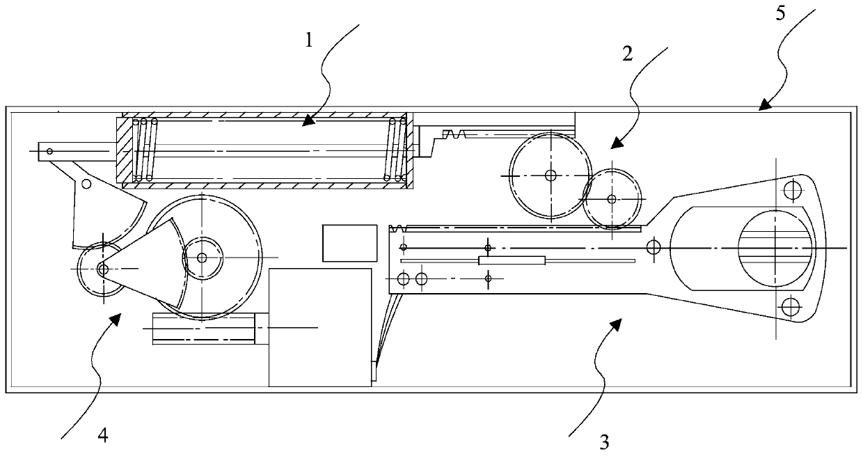 Ground spring device adopting electromagnetic damping