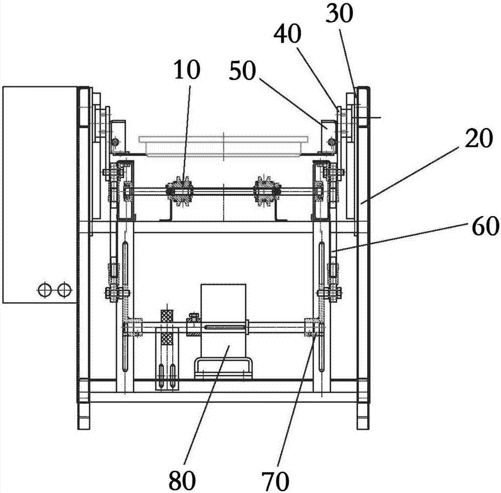 Tray stacking machine