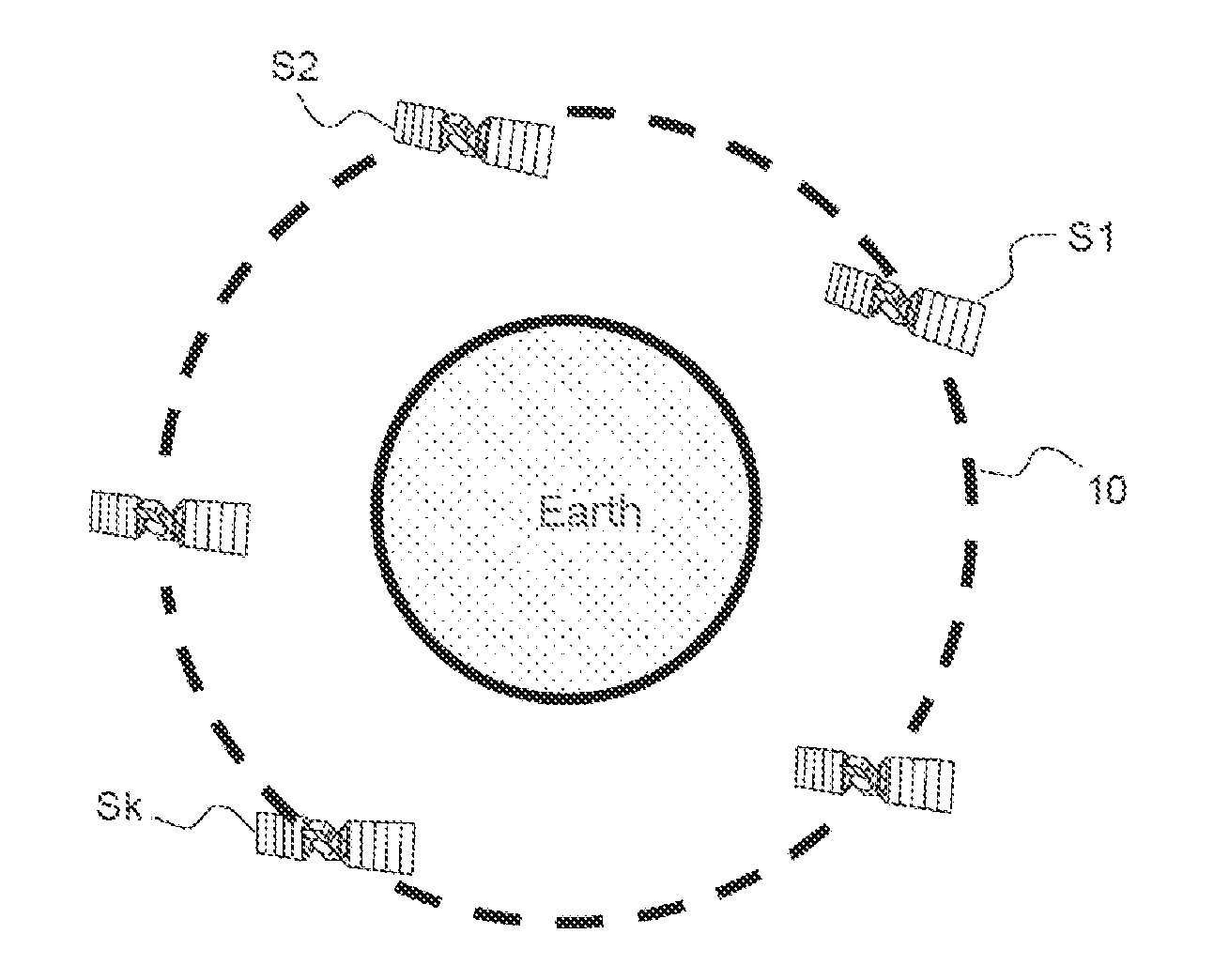 Satellite communication system for a continuous high-bitrate access service over a coverage area including at least one polar region