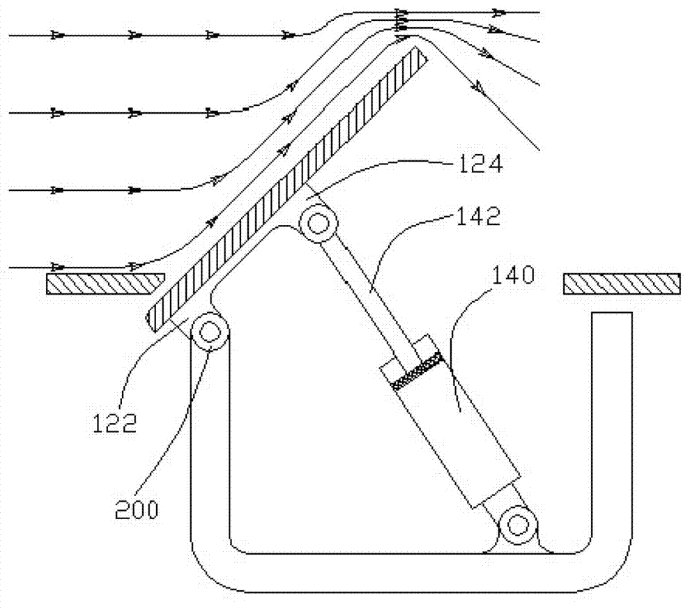 Wind resistance braking devices and motor car body using same