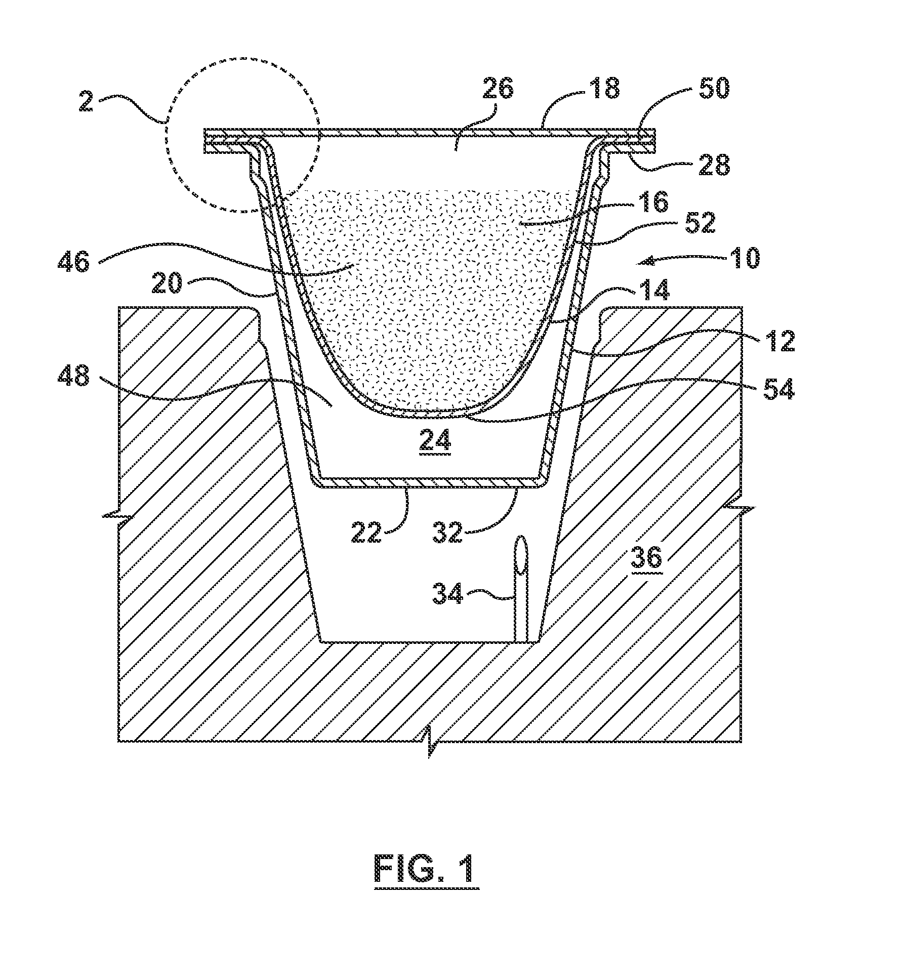 Single serve capsule for improved extraction efficiency and favor retention