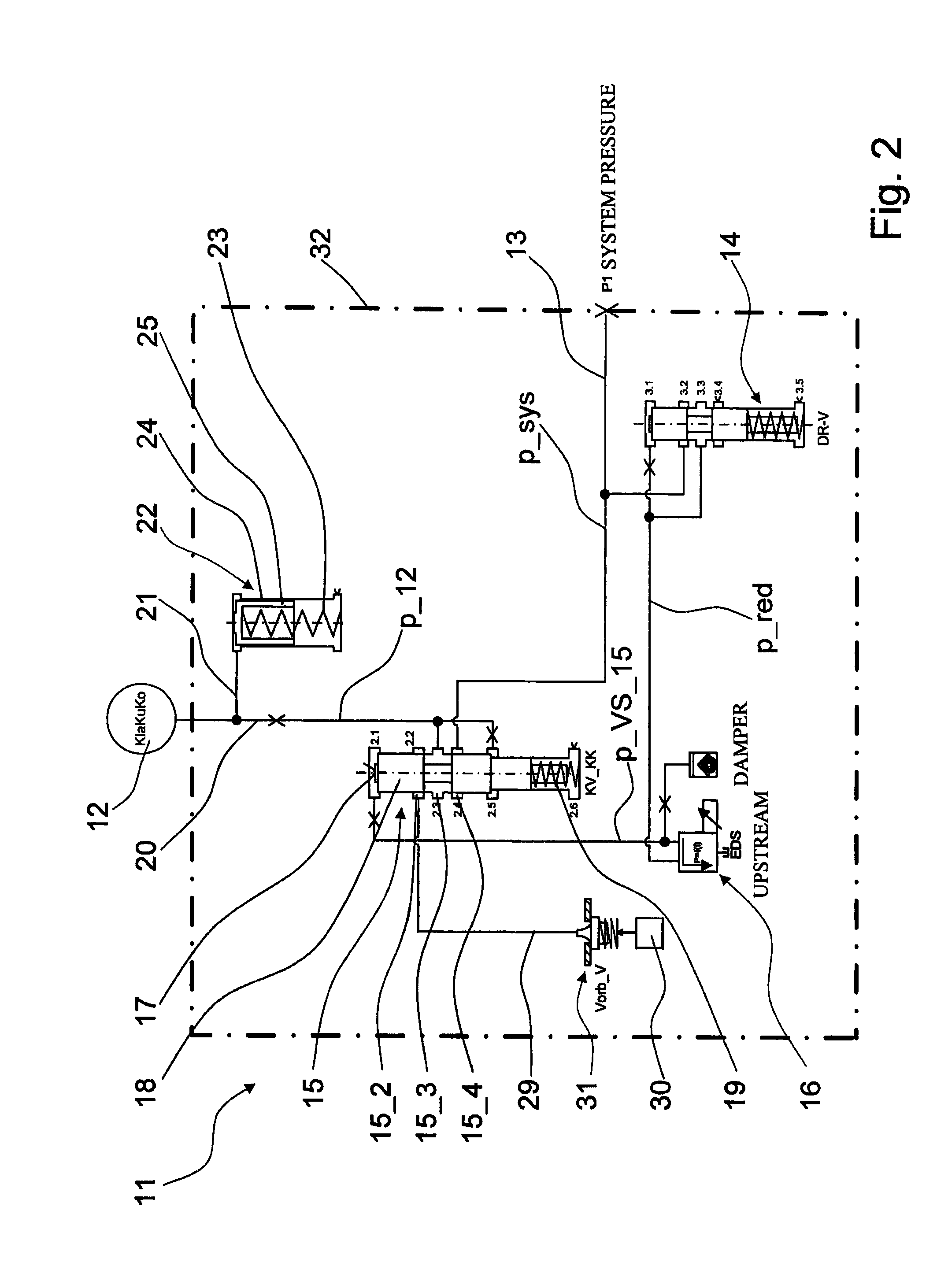 Transmission apparatus comprising at least one positive shifting element  hydraulically actuated by way of a hydraulic system
