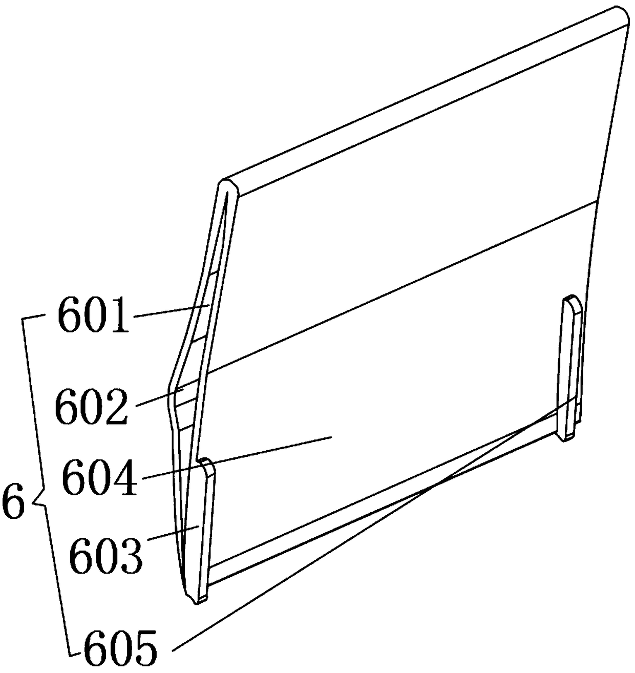 A special knife for cutting watermelon pulp with adjustable thickness and its removal device