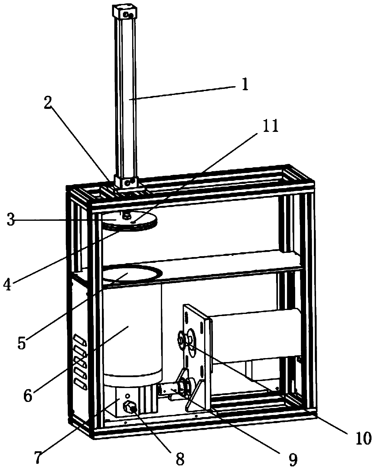 Full-automatic high-viscosity glue extruding device