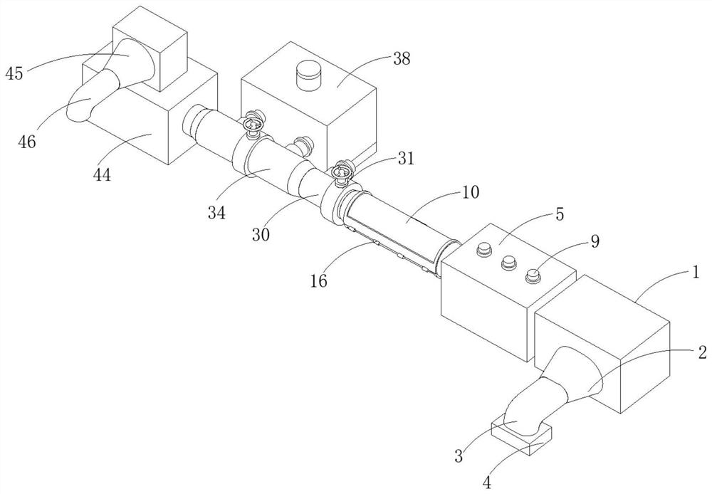 Rice field water quality regulation and control device based on rice field shrimp breeding technology