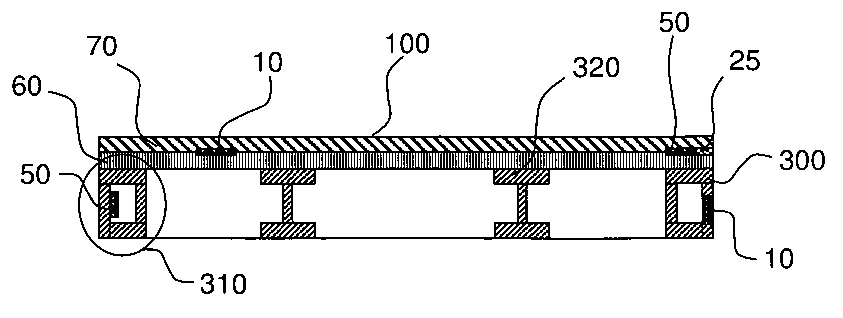 Formwork panel with frame containing an electronic identification element
