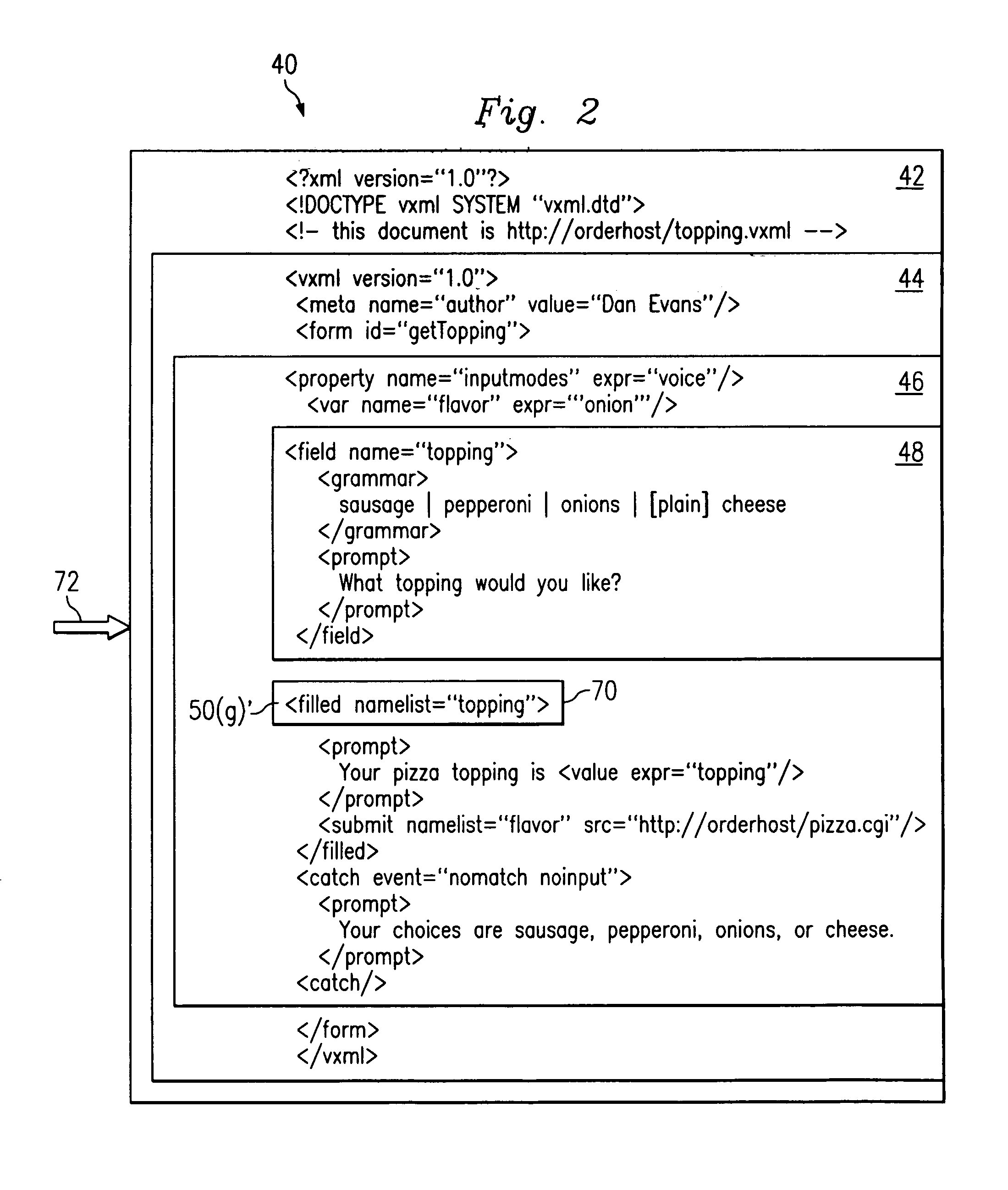 System and method for tracking VoiceXML document execution in real-time