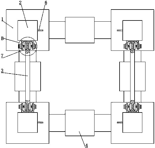 Detachable vomit processing frame