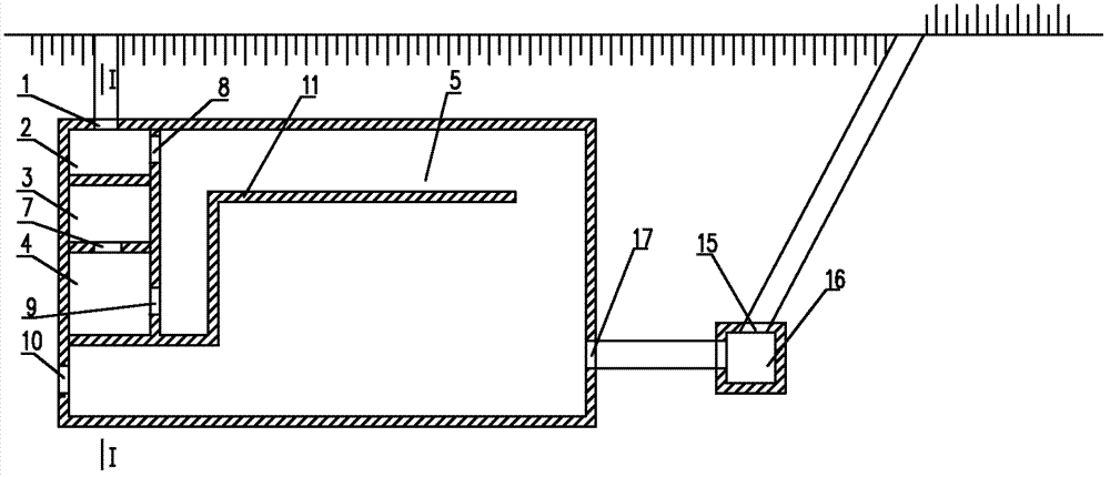 Comprehensive treatment device for highway runoff pollution of water resource protection area