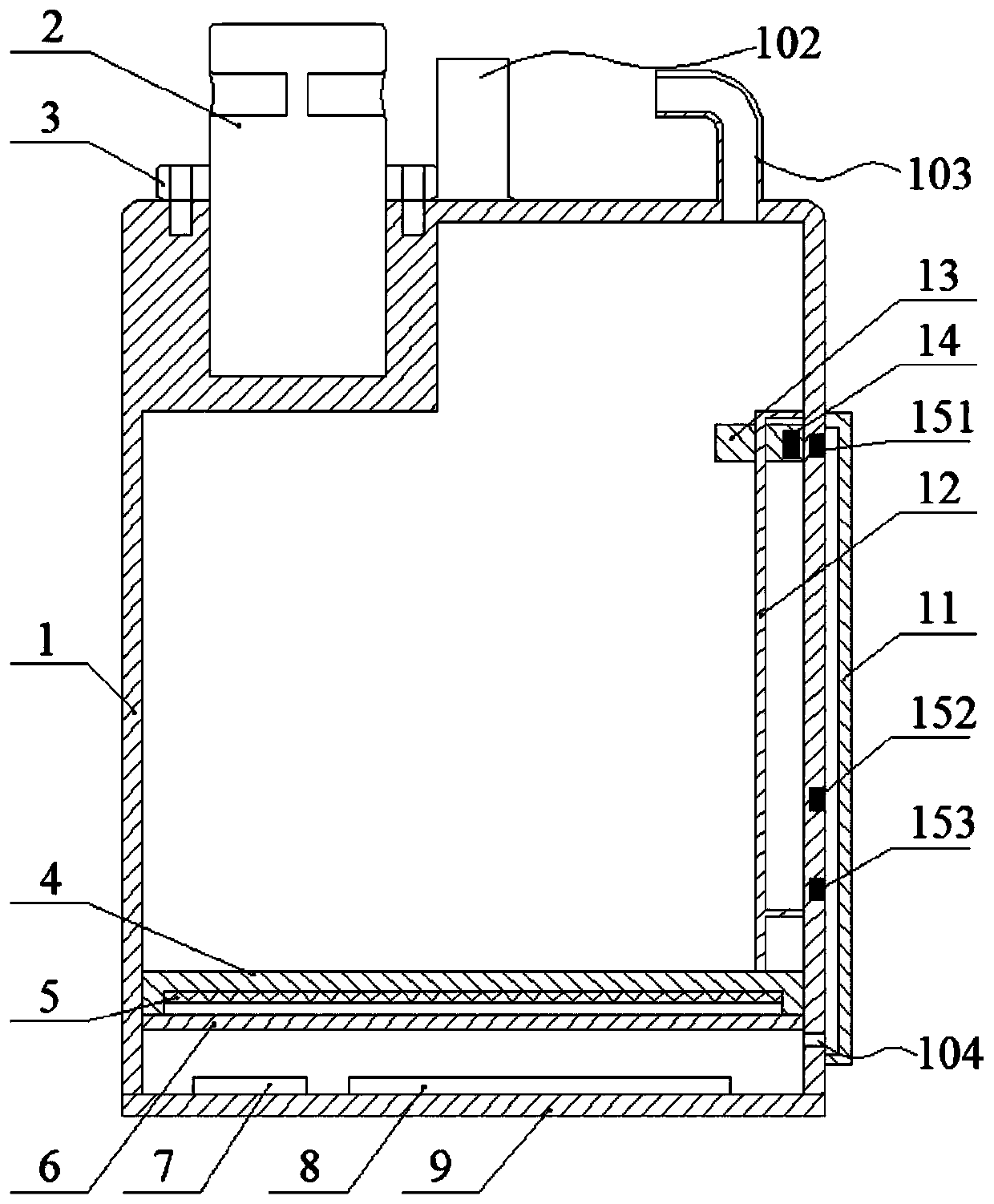 Humidification machine of breathing apparatus and control method of humidification machine