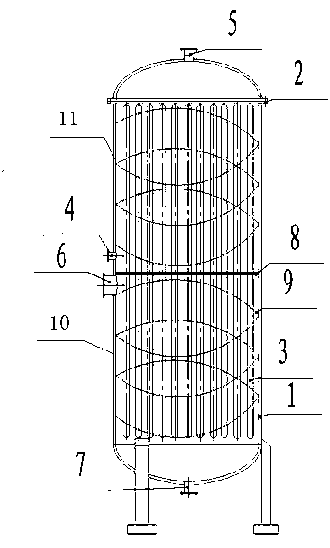 Device and method for exhaust steam waste heat recovery and pollution abatement in aluminum oxide production