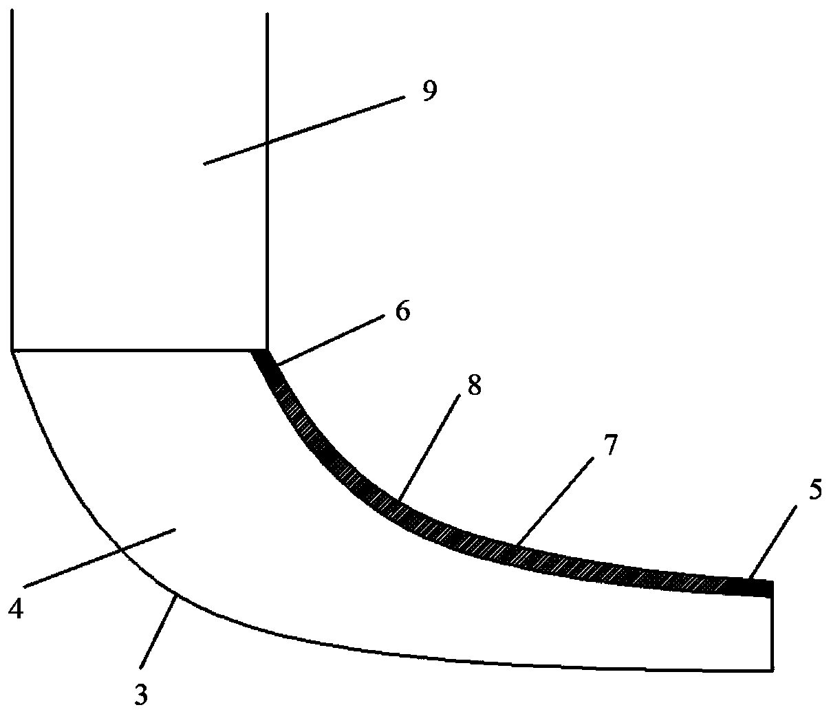 A centripetal turbine device with vibration damping and sealing structure