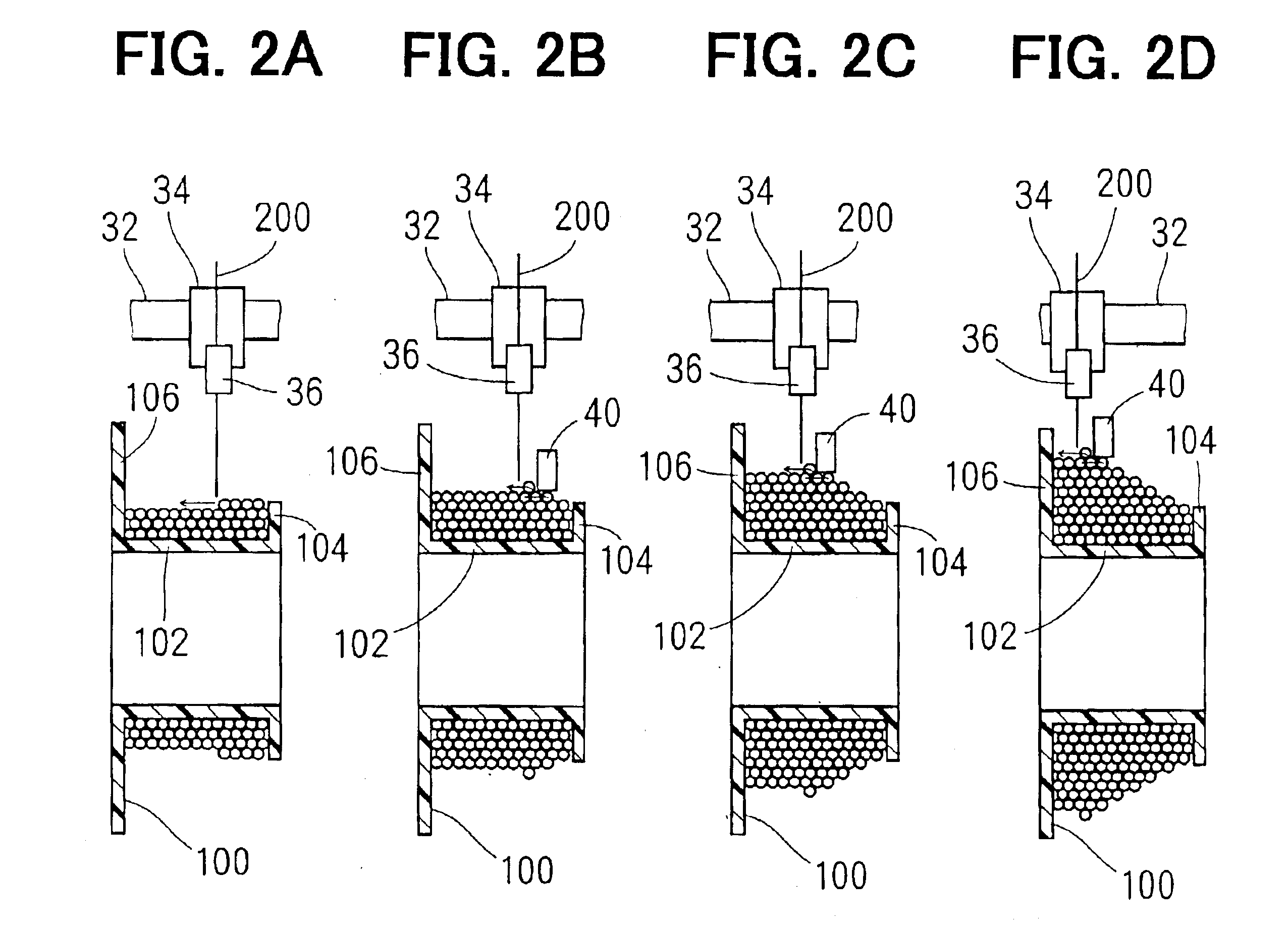 Apparatus and method for winding multi-layer coil in trapezoidal winding space