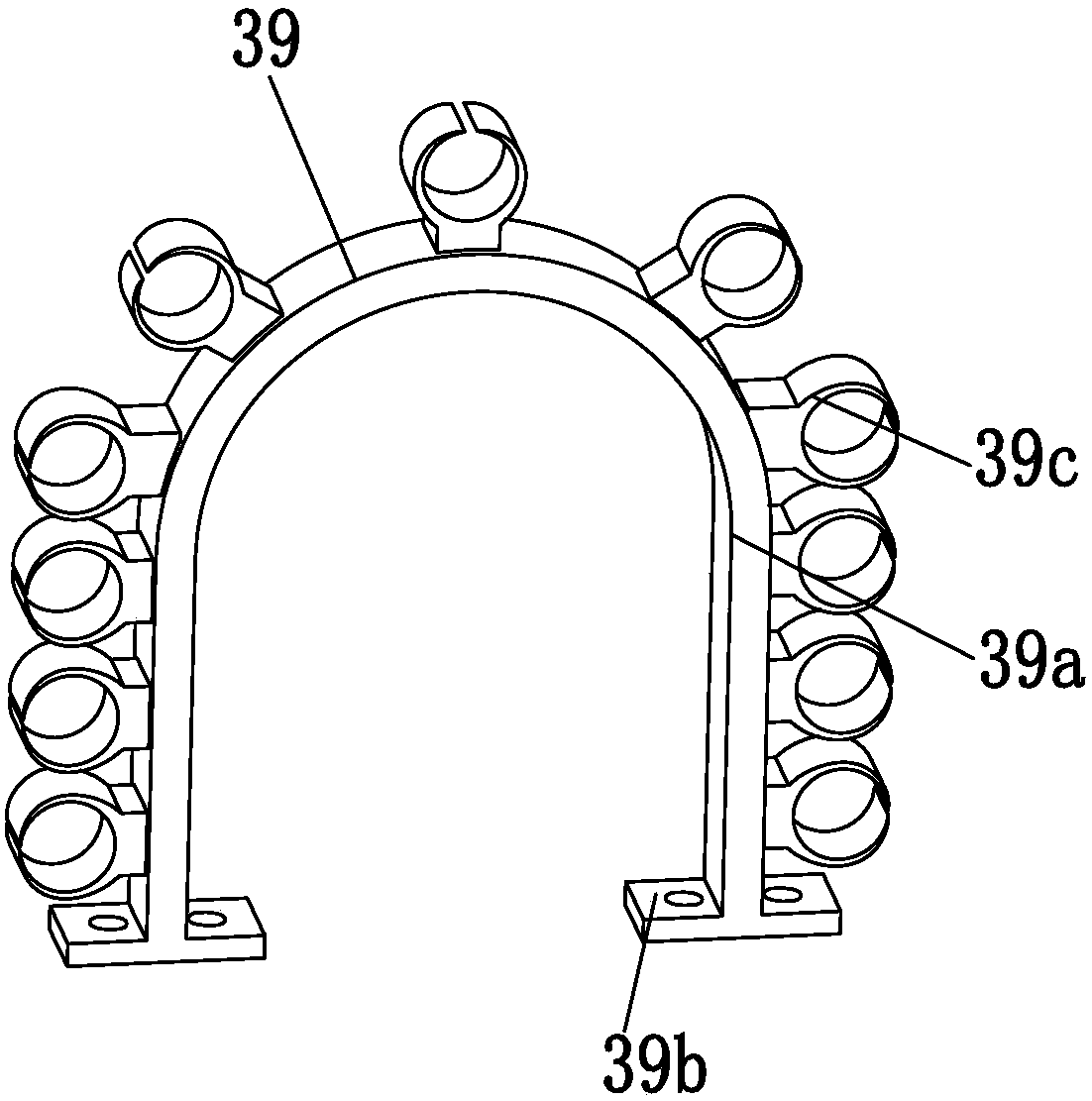 A hydropower station waste heat recovery unit