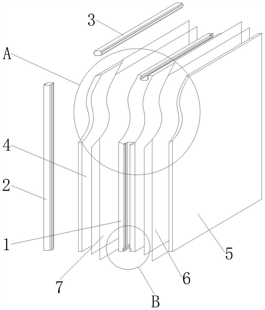 Processing method of side-grooved thermal insulation board