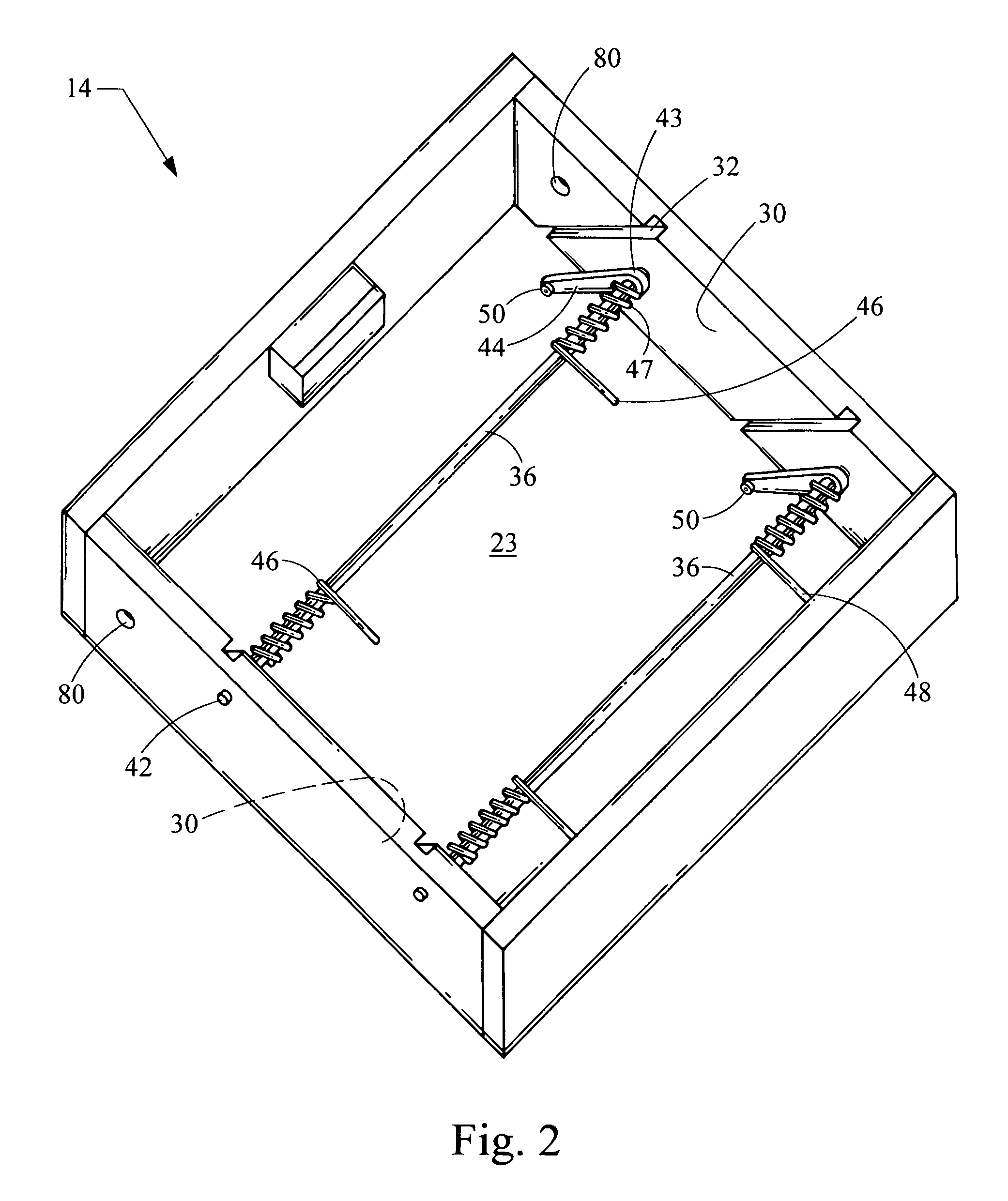 Integrated docking assembly for portable multimedia unit