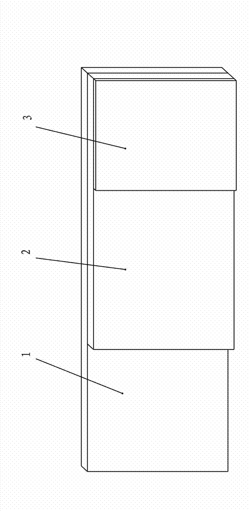 Plate-type working electrode and method for manufacturing same