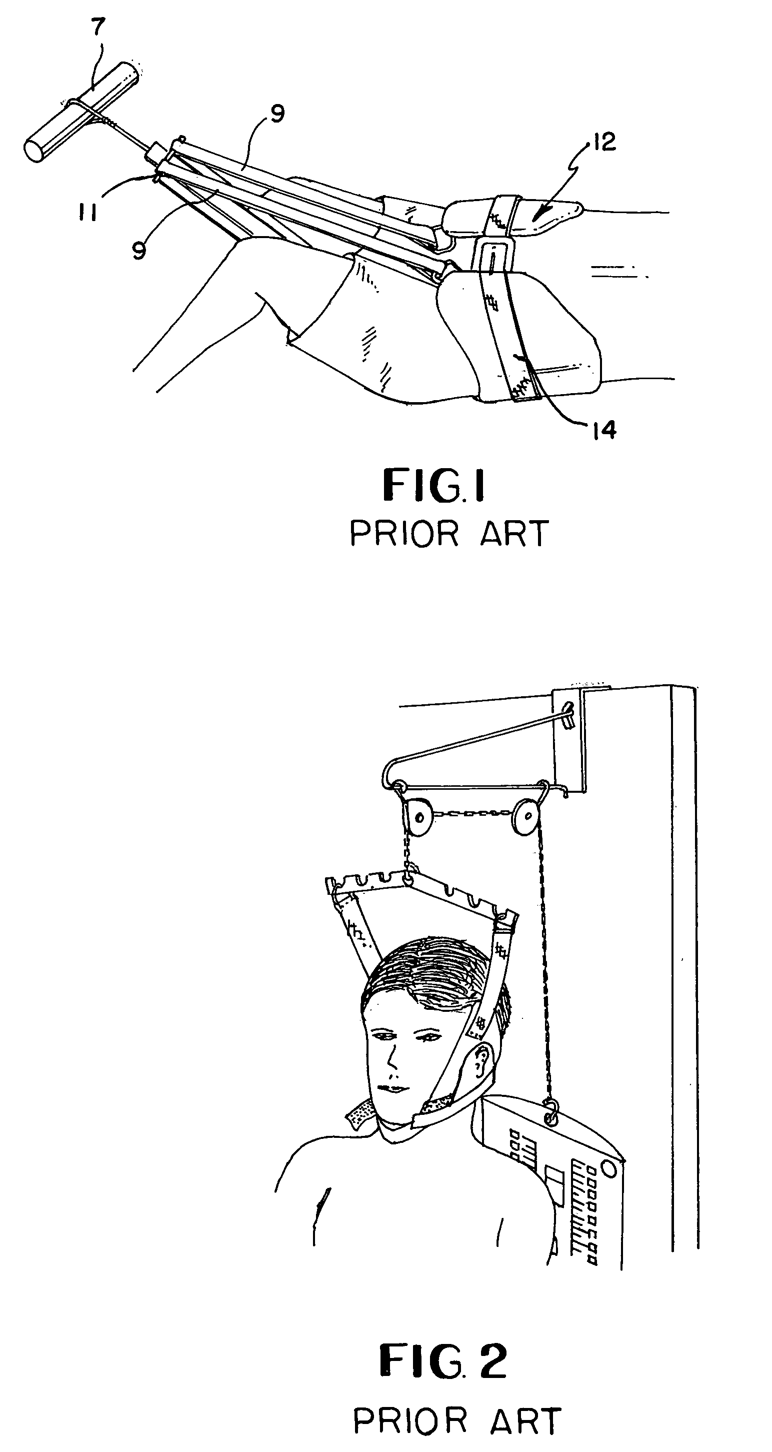 Traction method and device