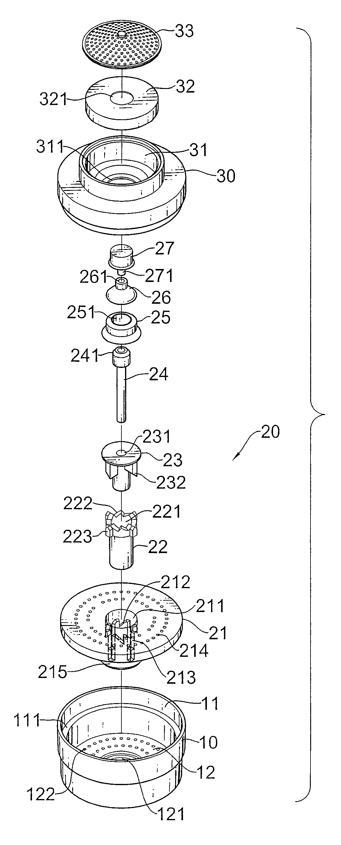 Water controlling valve
