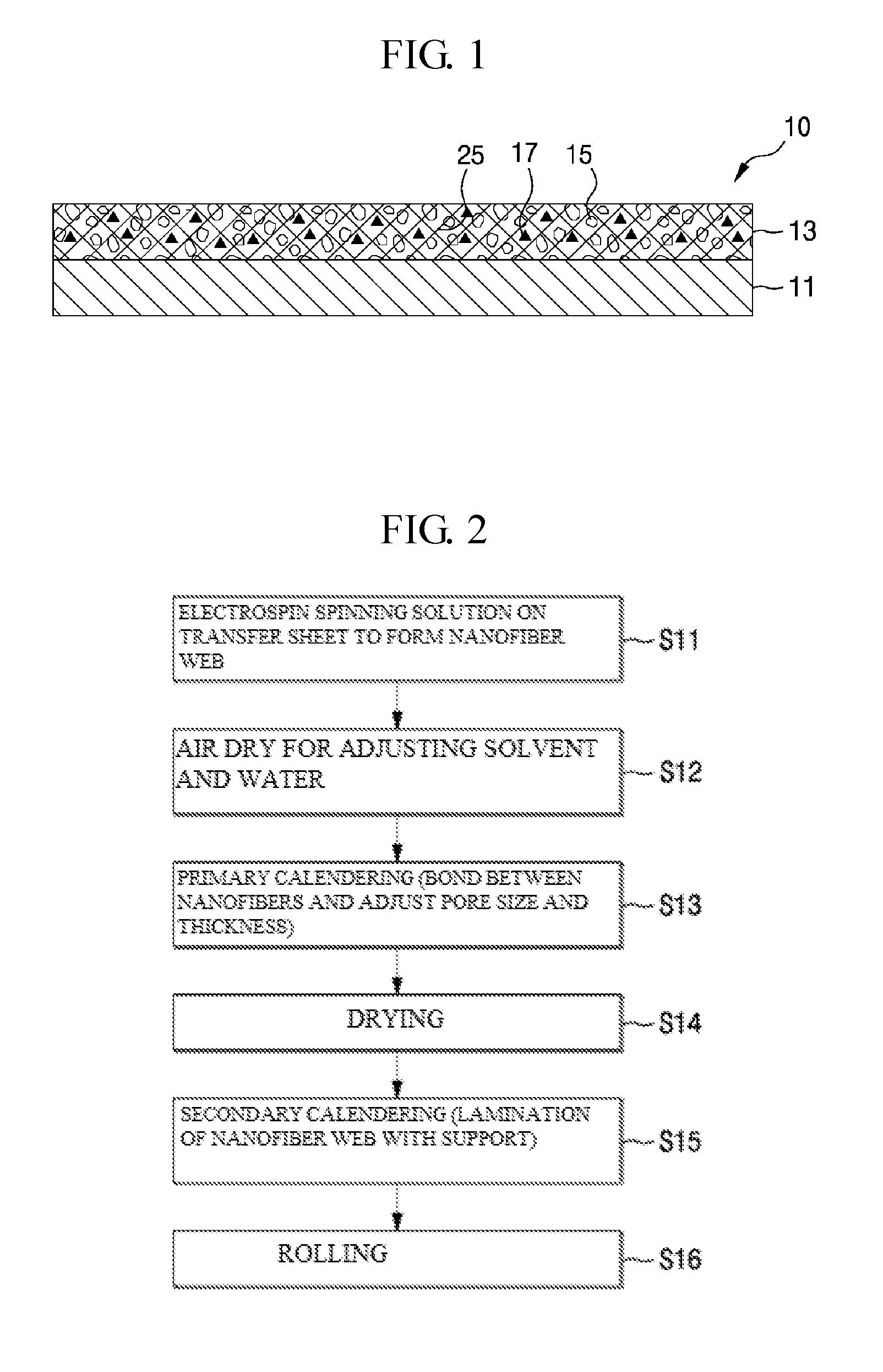 Filter medium for liquid filter and method for manufacturing same