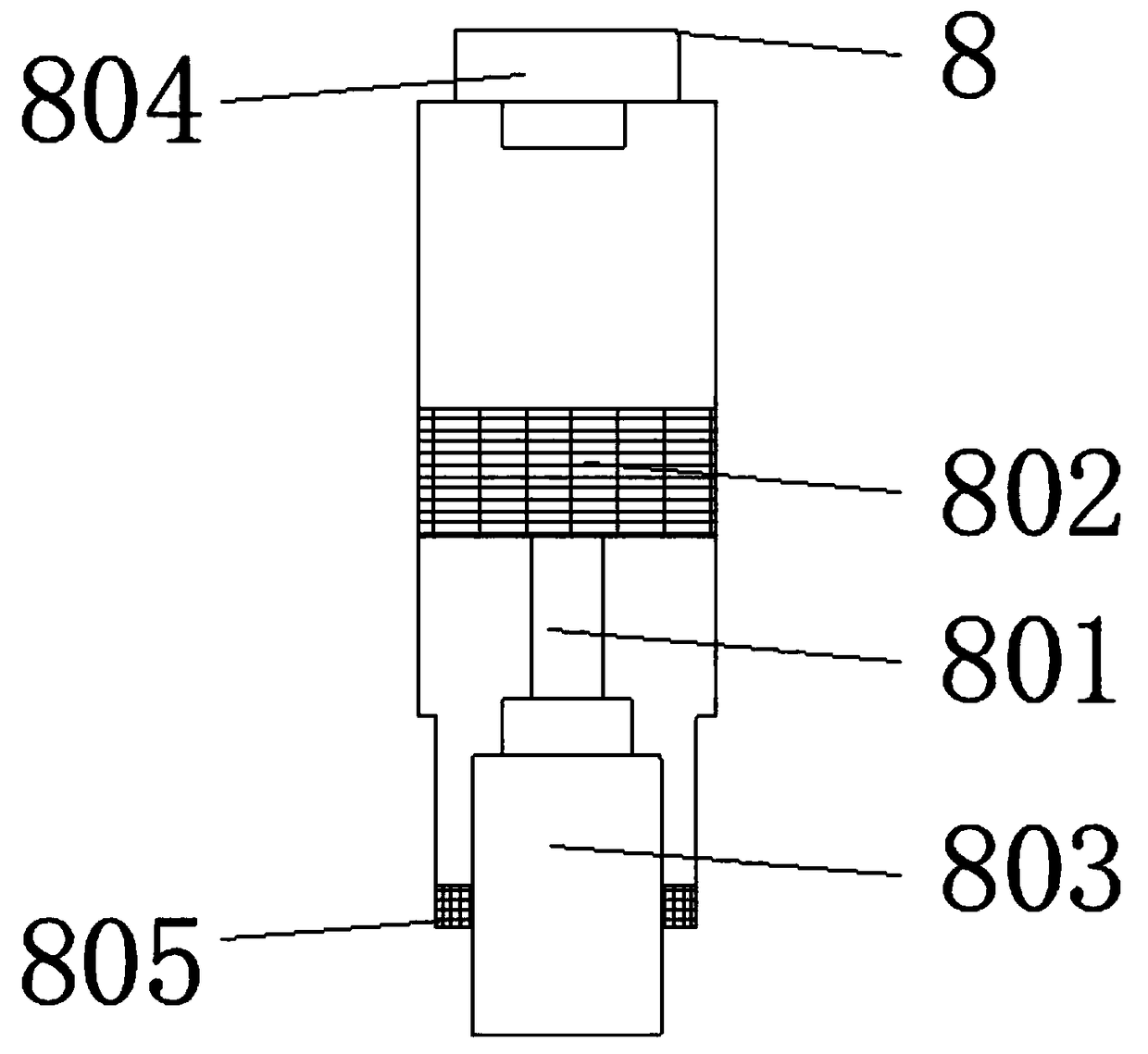 Automatic pick-and-place device for punching piece processing