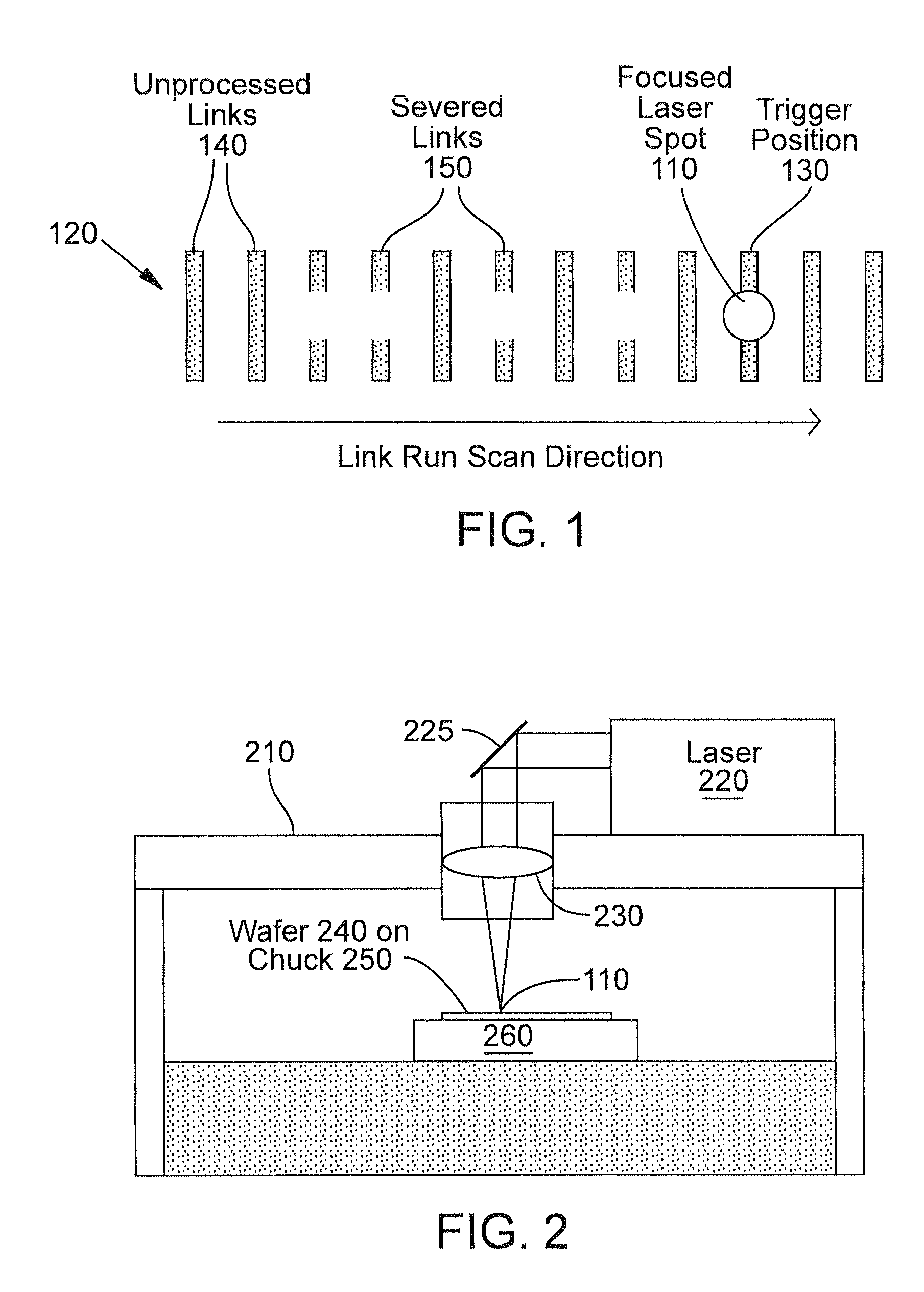 Reconfigurable semiconductor structure processing using multiple laser beam spots