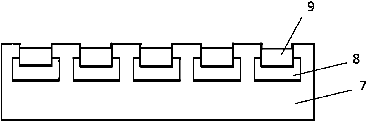 Same-temperature-field multichannel honeycomb array crucible