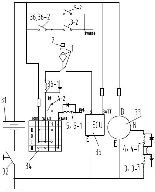 Flameout control device for vehicle