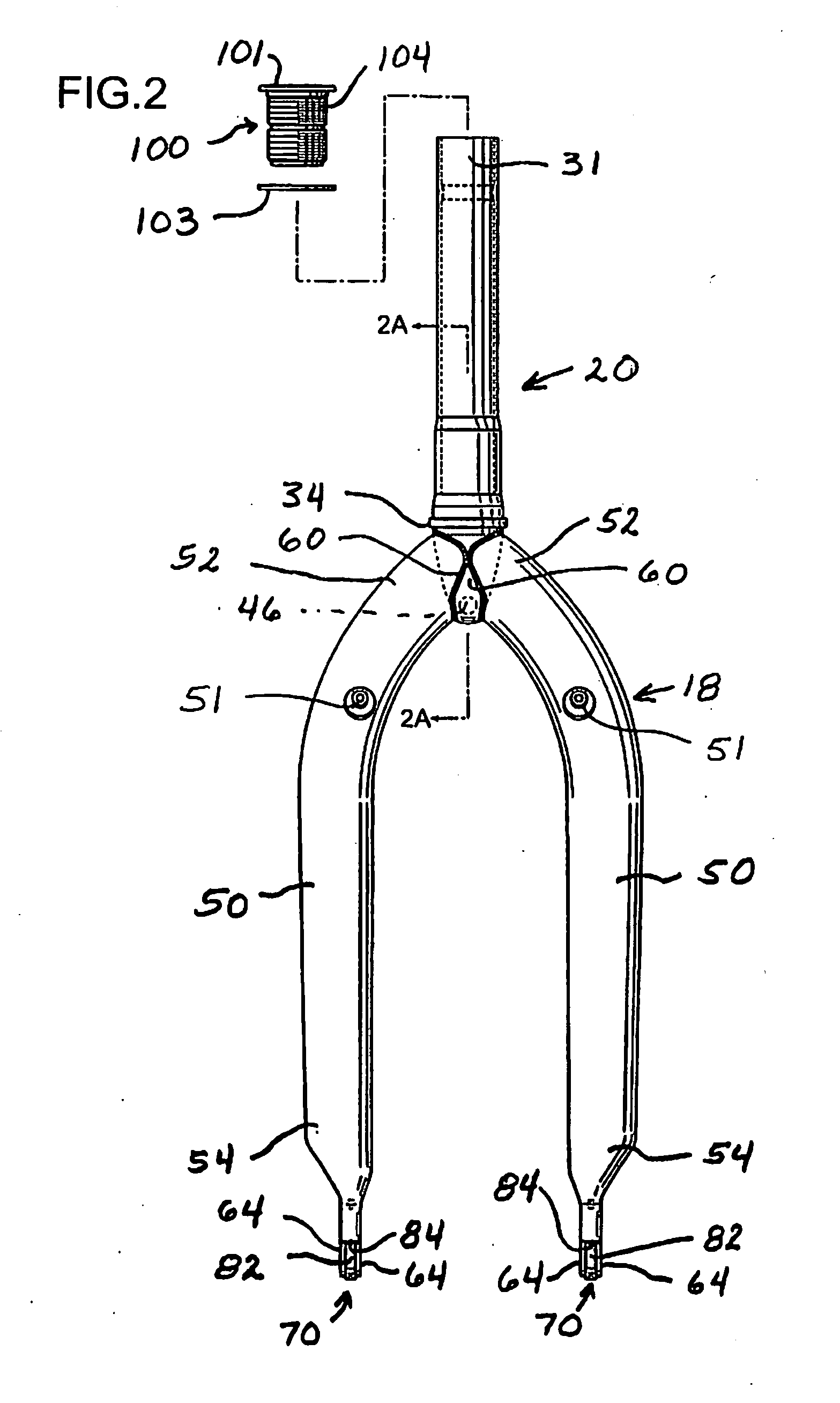 Bicycle Fork and Steering Tube