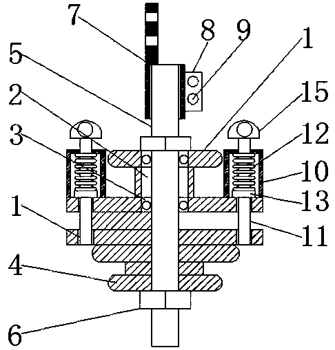 Adjustable three-phase dry-type transformer binding post