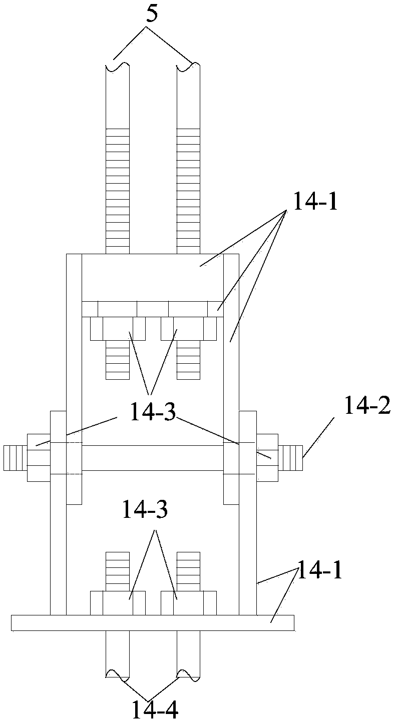 A long-term loading system and method for a test beam