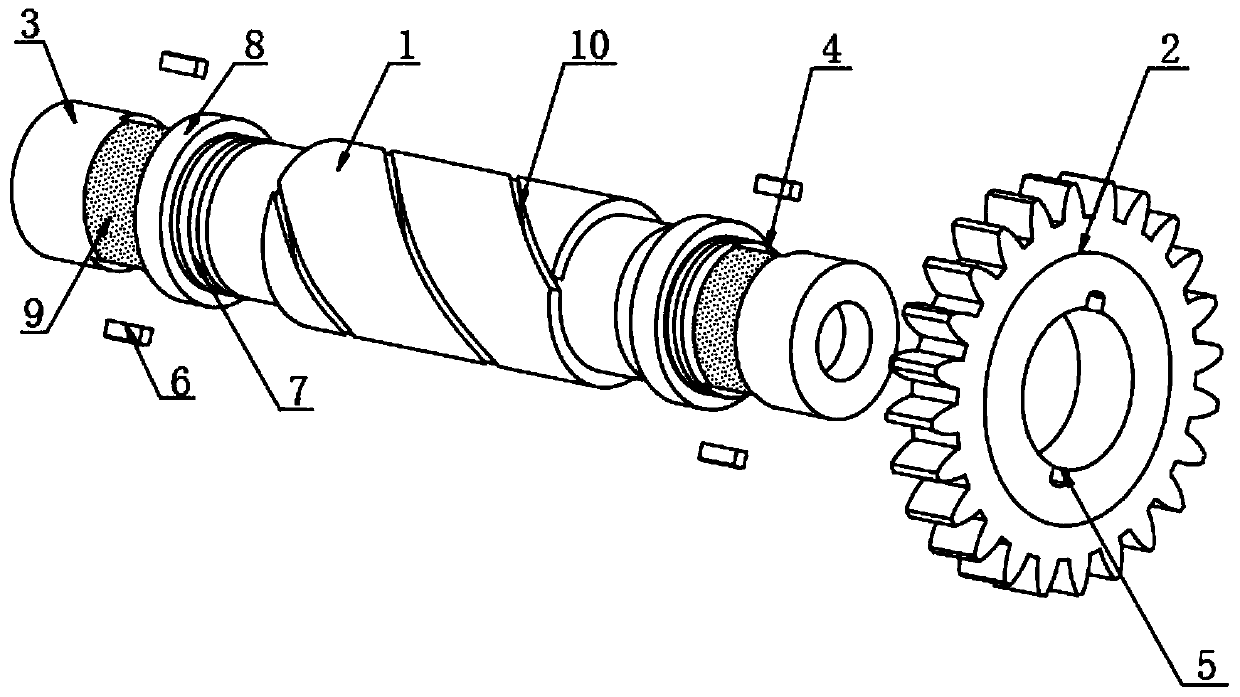 Gear shaft of new energy automobile reducer and manufacturing process ...