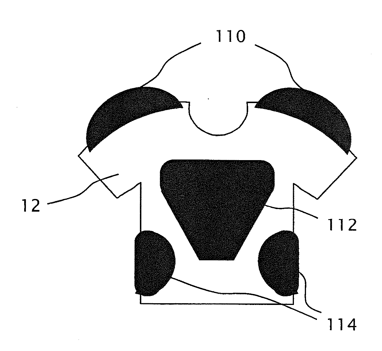 Garment with built-in protecting pads