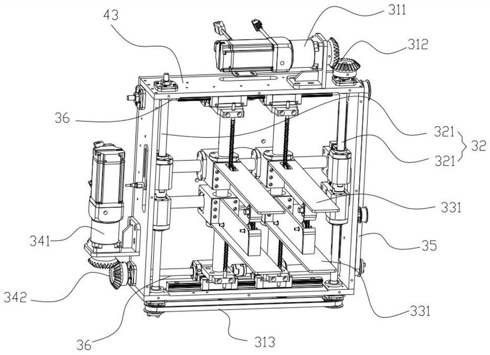 Overturning type wrapping mechanism