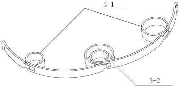 Elastic structural elements with through-turn geometry
