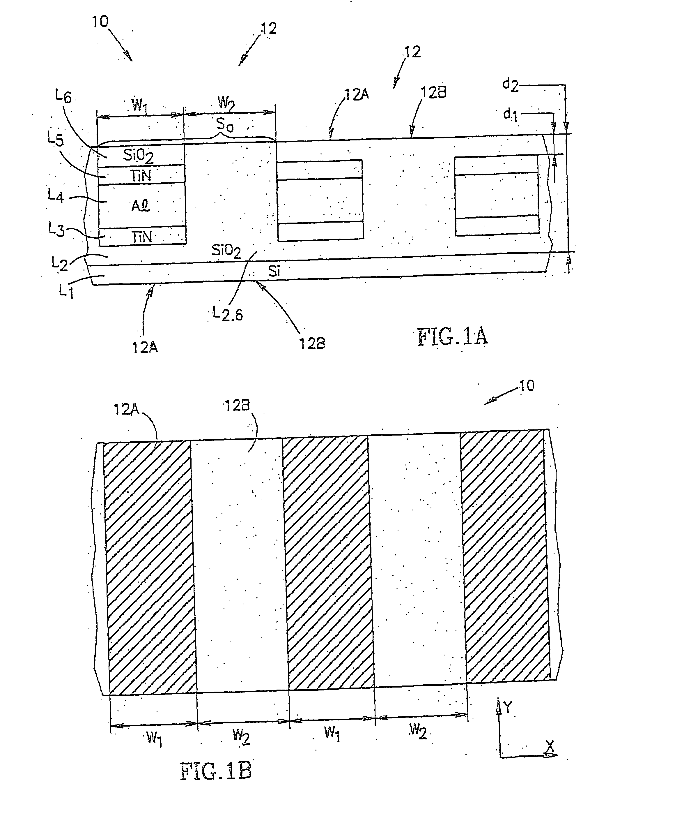 Method and apparatus for measurements of patterned structures